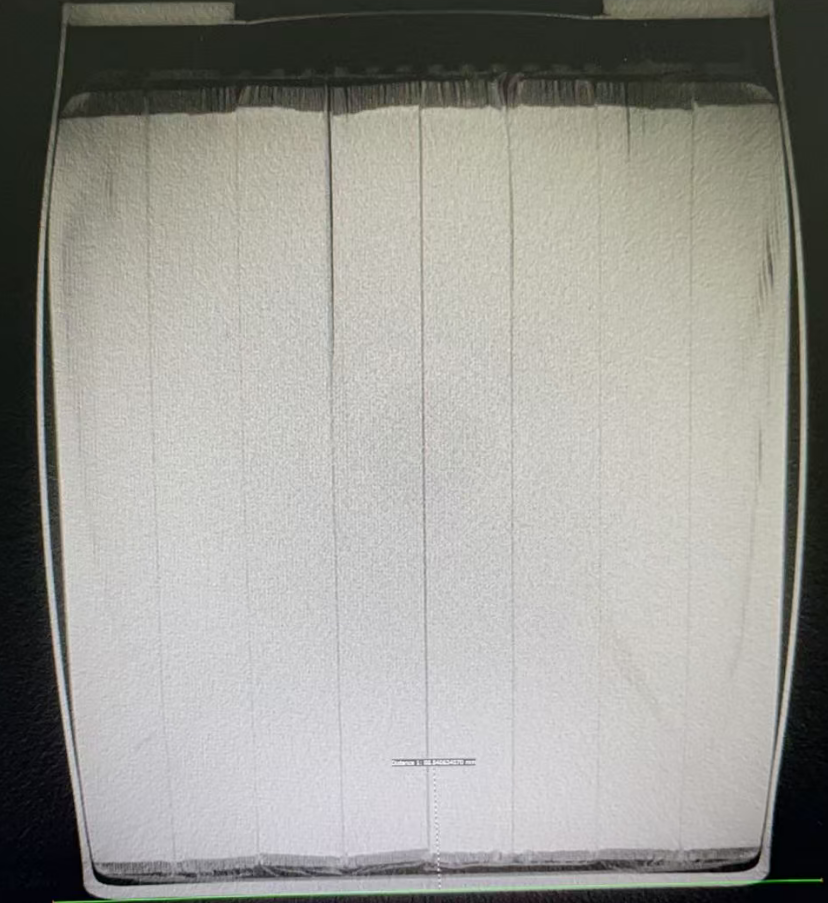 软包电池工业CT扫描图